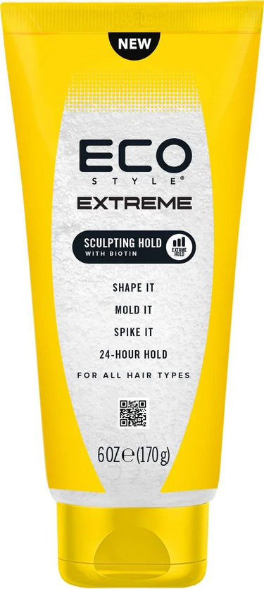 Eco Style Extreme Sculpting Hold Styling Gel with Biotin (6 oz / 170 g) - ANNS BEAUTY SUPPLY